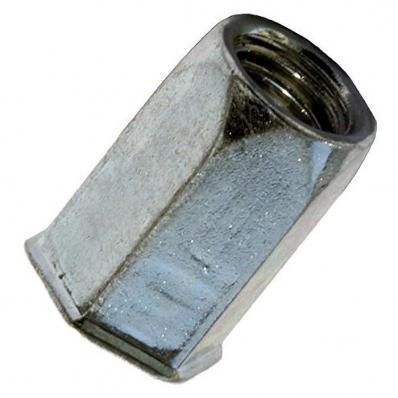 Заклепка гаечная шестигранная уменьшенный бурт оцинкованная сталь М10